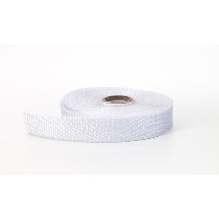 PEARL Polypropylene Webbing, 1.5 In Wide, 10 Yds, White 2020-001-150-10