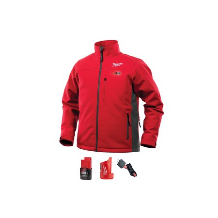 Milwaukee Tool M12 Heated ToughShell Jacket Kit L (Red) 202R-21L