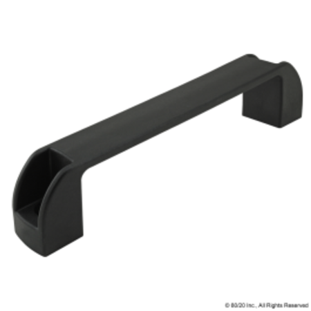 80/20 Door Handle, Black, Plastic, Large 2060