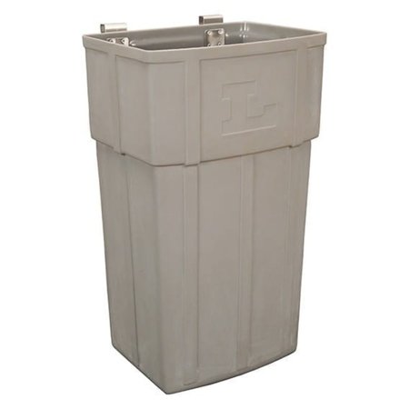 LAKESIDE Jumbo Gray Waste Box 206