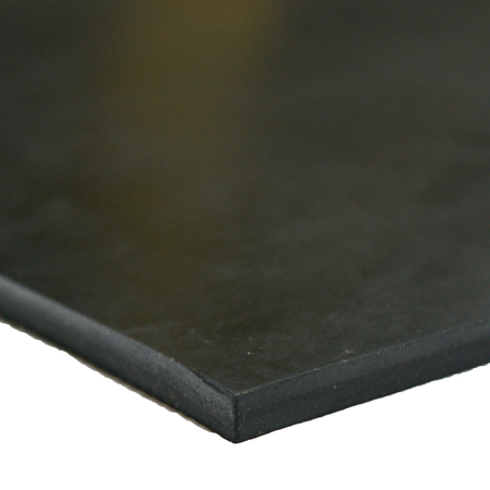 Rubber-Cal Closed Cell Rubber Neoprene - 1/2 inch Thick x 39 inch x 78 inch, Black