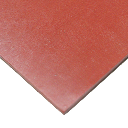 RUBBER-CAL Red Rubber Sheet - 1/8" Thick x 36" Width x 24" Length 20-114