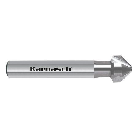 Karnasch HSS-Xe Countersink, 82 Degree, 3 Flat Si 201780020