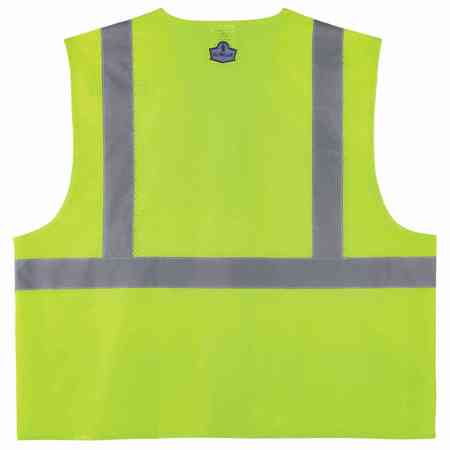 Ergodyne Lime Type R Class 2 Standard Mesh Vest, Size: L 8220HL