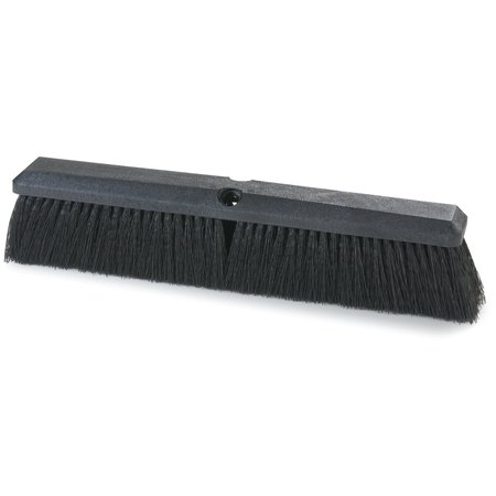 CARLISLE FOODSERVICE Polypropylene Sweep, 18", Black, PK12 362208P1803