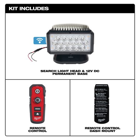 Milwaukee Tool Utility Remote Control Search Light (Wired) 2123