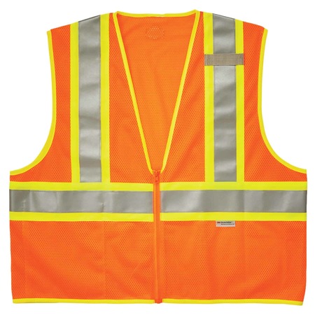 ERGODYNE Orange Type R Class 2 Two-Tone Vest, S/M 8230Z