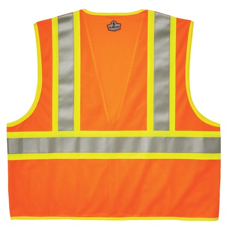 Ergodyne Orange Type R Class 2 Two-Tone Vest, 2XL 8230Z