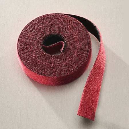 Rip-Tie Hook and Loop Tape, 3/4"x75 ft. G-75-MRL-BK