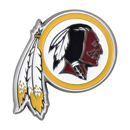 Fanmats NFL Washington Redskins 3D Color Metal Emblem 22620