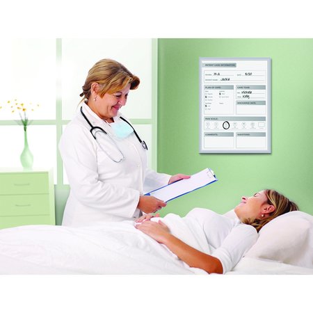 Ghent 36"x24" Steel Patient Room Dry Erase Board, Gloss GRPM211P-23