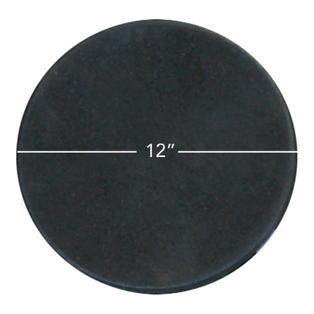 RUBBER-CAL General Purpose Rubber Sheet 60A - Black - 0.25" x 12" Disc (5 Pack) 22-01-250