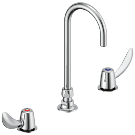 DELTA Dual Handle 6" - 12" Mount, Widespread Lavatory Faucet, Chrome 23C672