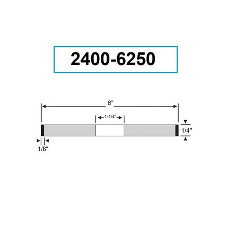 Hhip 6 X 1/4 X 1-1/4" D1A1 Diamond Wheel 2400-6250