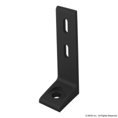 80/20 Slotted Floor Mount Base Plate, 1.5" 2413-BLACK