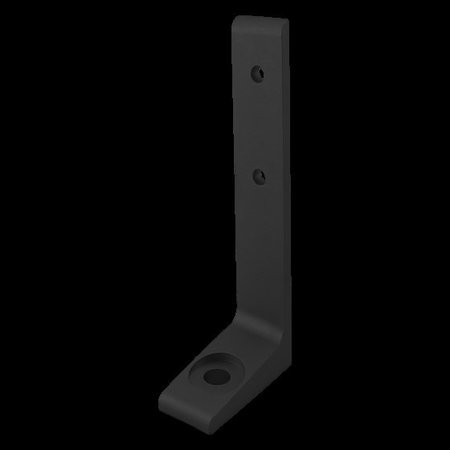 80/20 Blk 10S 1" Econ Floor Mount Base Plate 2414-BLACK