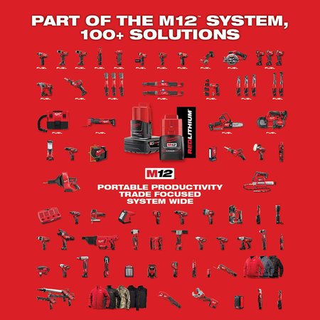 Milwaukee Tool M12 Cable Stripper Kit for Cu RHW / RHH / USE 2435X-21