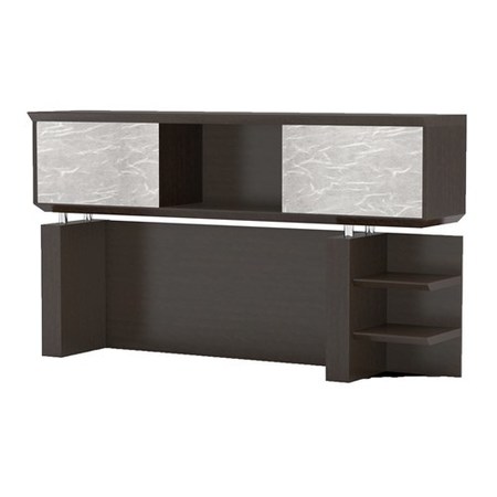 SAFCO Sterling 72" Hutch, 1 Shelf, Mocha STESPH72TDC