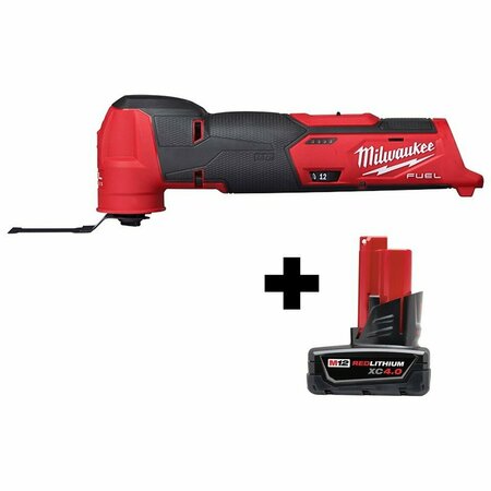 Milwaukee Tool Oscillating Multi-Tool, 12V DC, Cordless, 3.9 Degrees Oscillation Angle, M18 FUEL Series 2526-20,48-11-2440