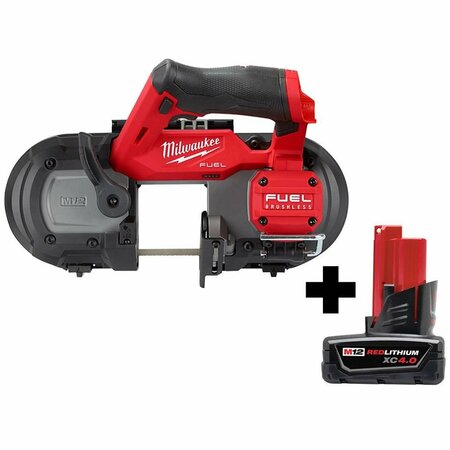 MILWAUKEE TOOL M12 Compact Band Saw, M12 Battery Pack 2529-20, 48-11-2440