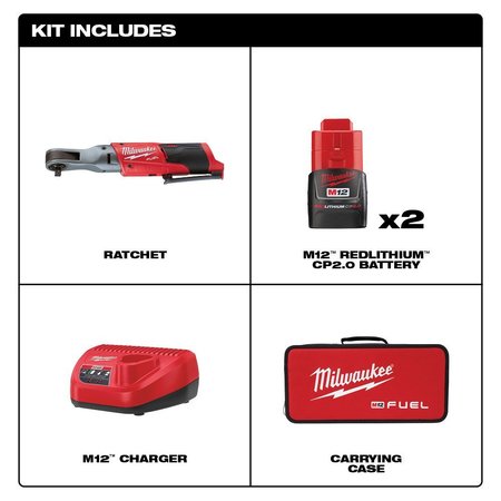 Milwaukee Tool M18, Impact Driver Kit, Drive Size 1/4 in Hex, Includes 5.0 Ah (3) Batteries and (1) Battery Charger 2557-22, 48-11-2420
