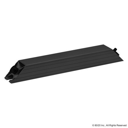 80/20 Support, 45 Degree, 1501 X 12" Blk Ano 2557-BLACK