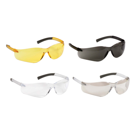 Kleenguard Safety Glasses, Smoke Polycarbonate Lens, Scratch-Resistant, 12PK 25652
