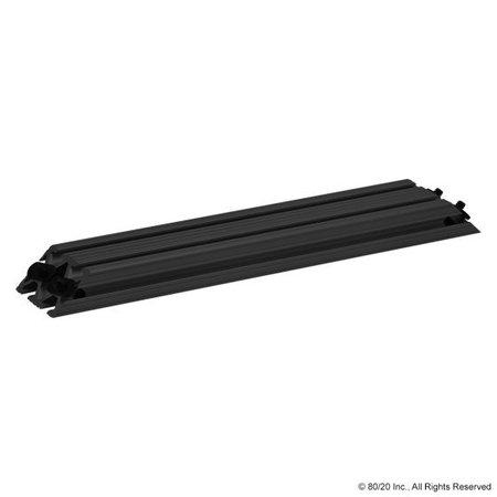 80/20 Support, 45 Degree, 1020 X12" Blk Ano 2567-BLACK