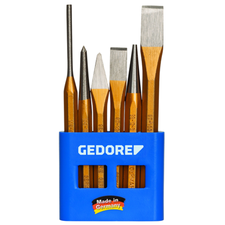 GEDORE Chisel And Punch Set, 6 pcs. 106