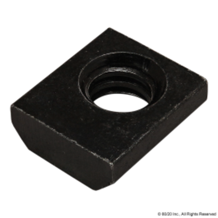 80/20 Standard 1/4-20 T-Nut Black, 25 S 25-3204