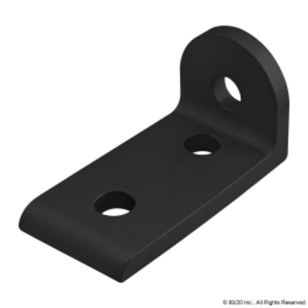 80/20 Black 25 S "L" Pivot Arm 25-4149-BLACK