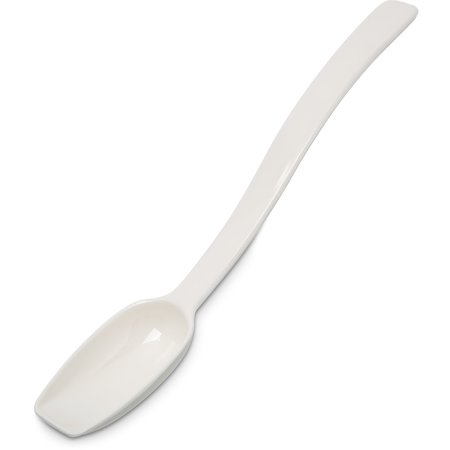 CARLISLE FOODSERVICE Solid Spoon, 0.5 oz., 8", Wht, PK12 446002