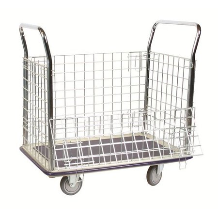 WESCO Heavy Duty Wire Caged Platform Truck 270461