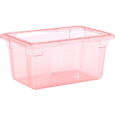 CARLISLE FOODSERVICE Strge Container, 5 gal., 18x12x9", Red, PK6 10612C05