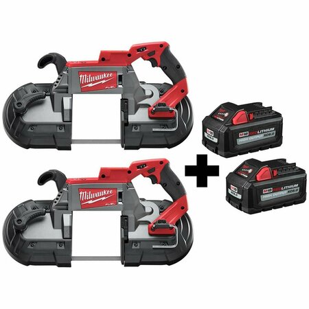 MILWAUKEE TOOL M18 Fuel (2) Band Saw, HO 6.0 Bat 2729-20, 2729-20, 48-11-1862