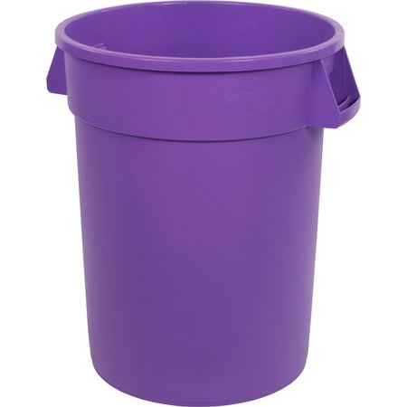 BRONCO 32 gal Round Trash Can, Purple 84103289