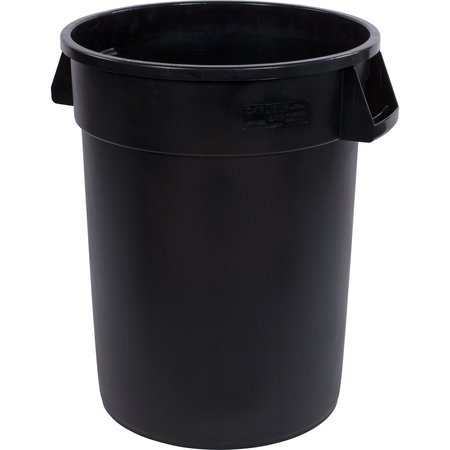 BRONCO 32 gal Round Trash Can, Black 84103203