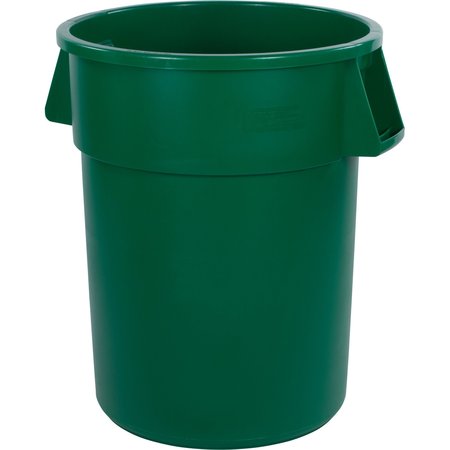 Bronco 55 gal Round Trash Can, Green 84105509