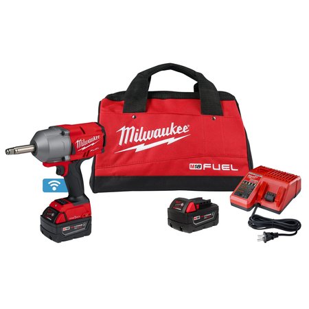 Milwaukee Tool M18 FUEL 1/2 in. Extended Anvil Controlled Torque Impact Wrench with ONE-KEY Kit 2769-22R