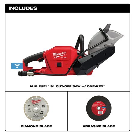 Milwaukee Tool M18 FUEL 9 in. Cut-Off Saw with ONE-KEY (Tool Only) 2786-20