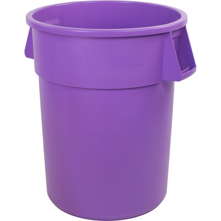 BRONCO 44 gal Round Trash Can, Purple 84104489