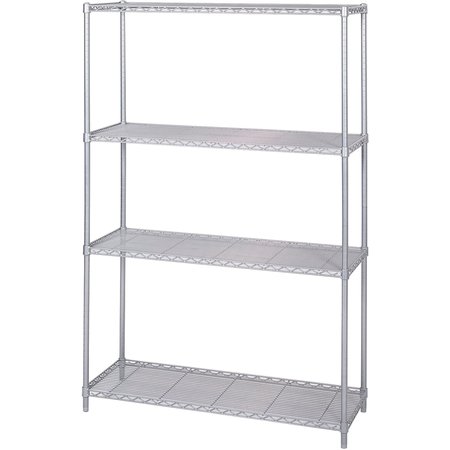 Safco Industrial Shelf Add-On Unit, 48 x 18" 5292GR