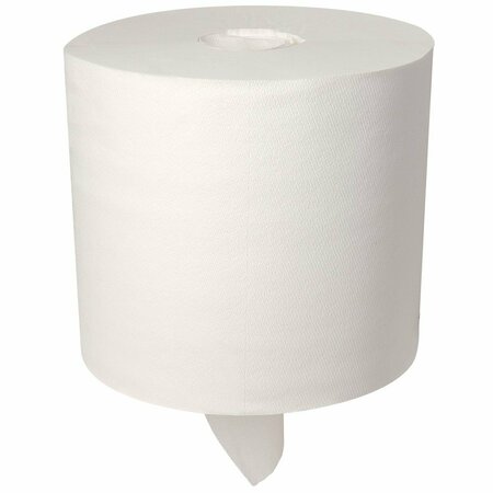 Georgia-Pacific Sofpull Center Pull Paper Towels, 1 Ply, 560 Sheets, 700 ft, White, 4 PK 28143