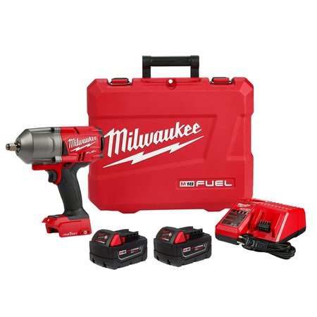 Milwaukee Tool M18 FUEL 1/2 in. High Torque Impact Wrench with Friction Ring with ONE-KEY Kit 2863-22R