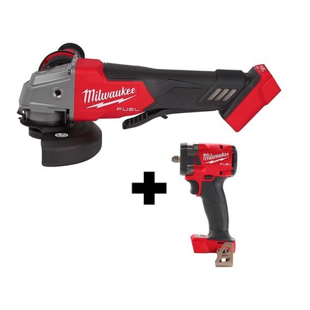 Milwaukee Tool M18 Fuel 4-1/2-5 Grndr, 3/8 Cp IpctWrnch 2880-20, 2854-20