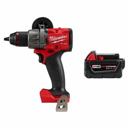 MILWAUKEE TOOL Hammer Drill/Driver Kit, 1/2 in 2904-20, 48-11-1850