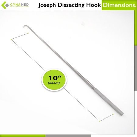 Cynamed Joseph Dissecting Hook, 10", 1-Prong CYZR-0775
