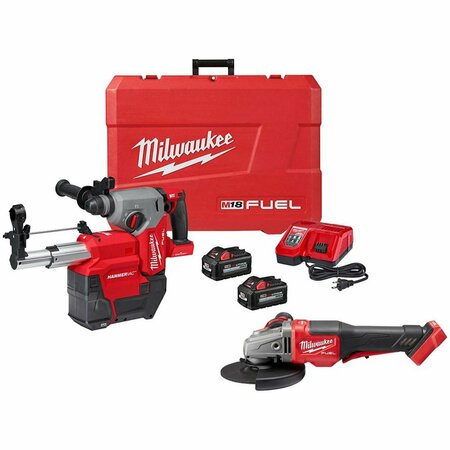 MILWAUKEE TOOL M18 FUEL 1-1/8" SDS+RtryHmr, ImpWrnch 2914-22DE, 2980-20