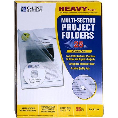 C-Line Products Project Folders, PK25 62117