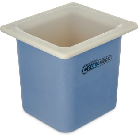 CARLISLE FOODSERVICE High Cap. Food Pan, 6" D, 1/6-Sz, 1.7 qt. CM1105C1402